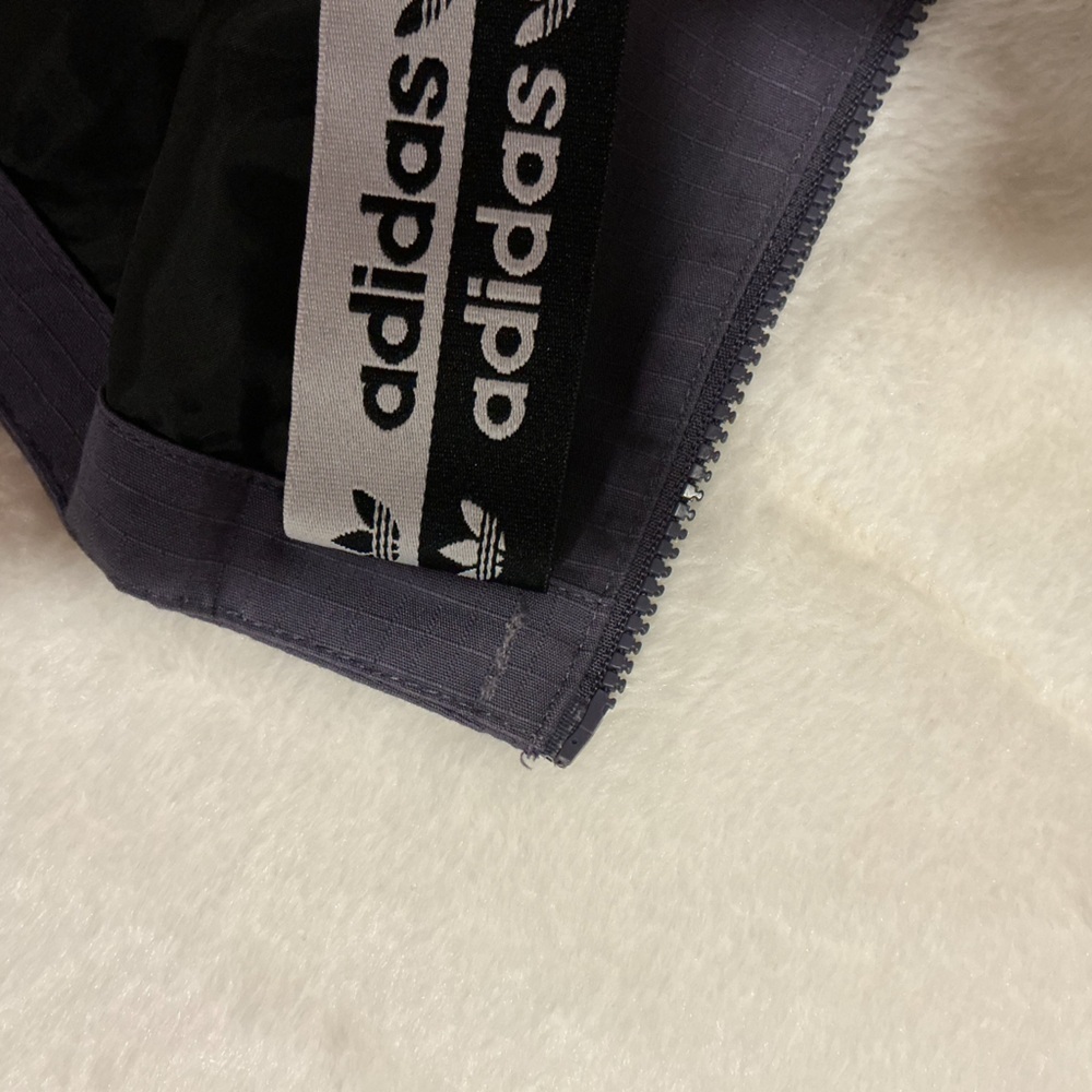 Adidas Dark Purple/blue Cropped Jacket - Picture 5 of 12